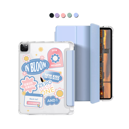 iPad Macaron Flip Cover - Zerobaseone Song Sticker Pack