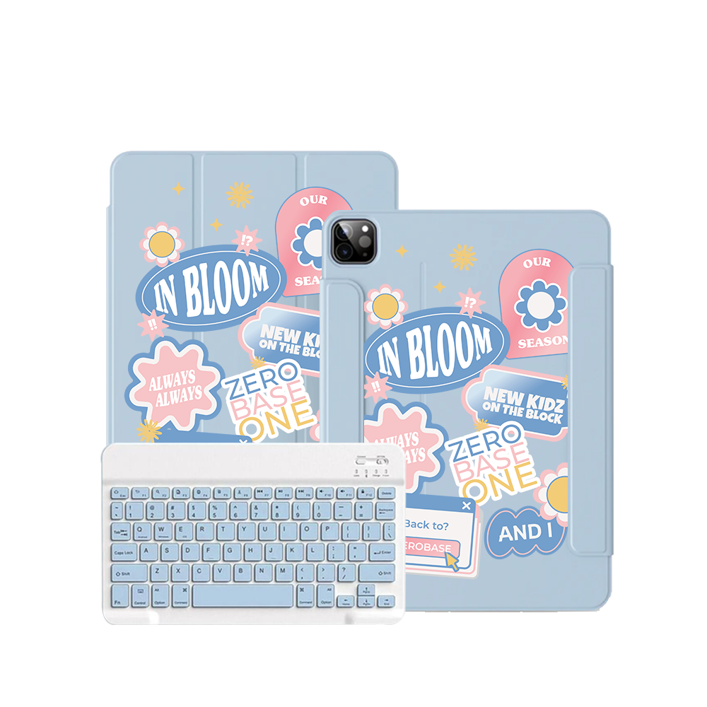 iPad / Android Tab Wireless Keyboard Flipcover - Zerobaseone Song Sticker Pack