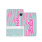 iPad / Android Tab Wireless Keyboard Flipcover - Barbie Zebra Pattern