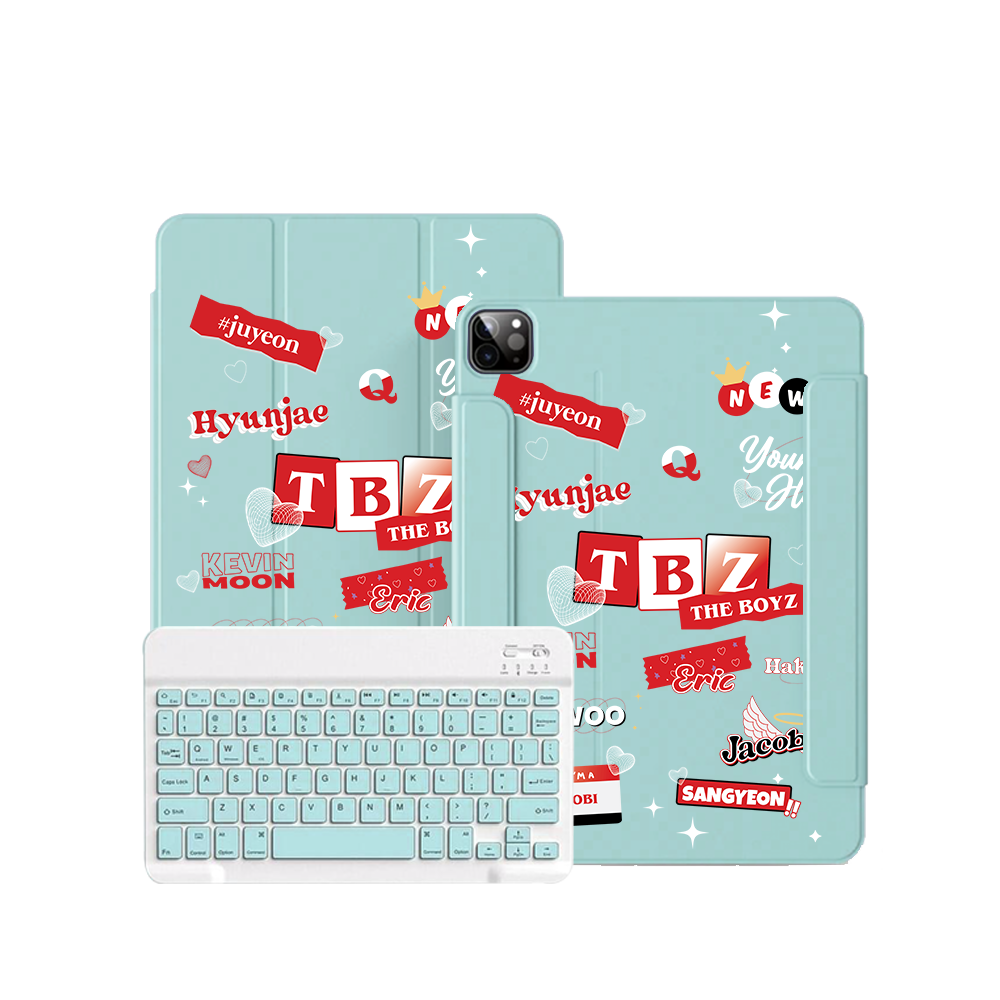 iPad / Android Tab Wireless Keyboard Flipcover - The Boyz Members