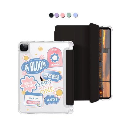 iPad Macaron Flip Cover - Zerobaseone Song Sticker Pack