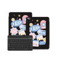 iPad / Android Tab Wireless Keyboard Flipcover - Zerobaseone Song Sticker Pack