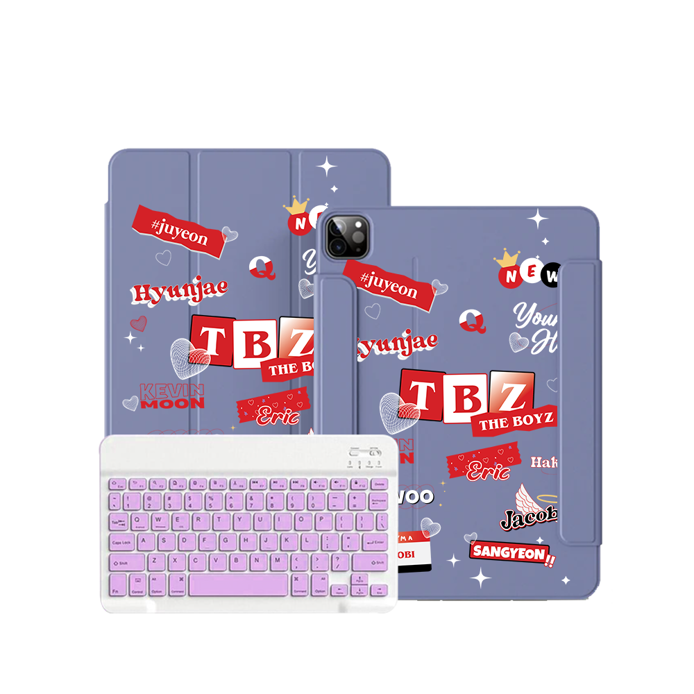 iPad / Android Tab Wireless Keyboard Flipcover - The Boyz Members