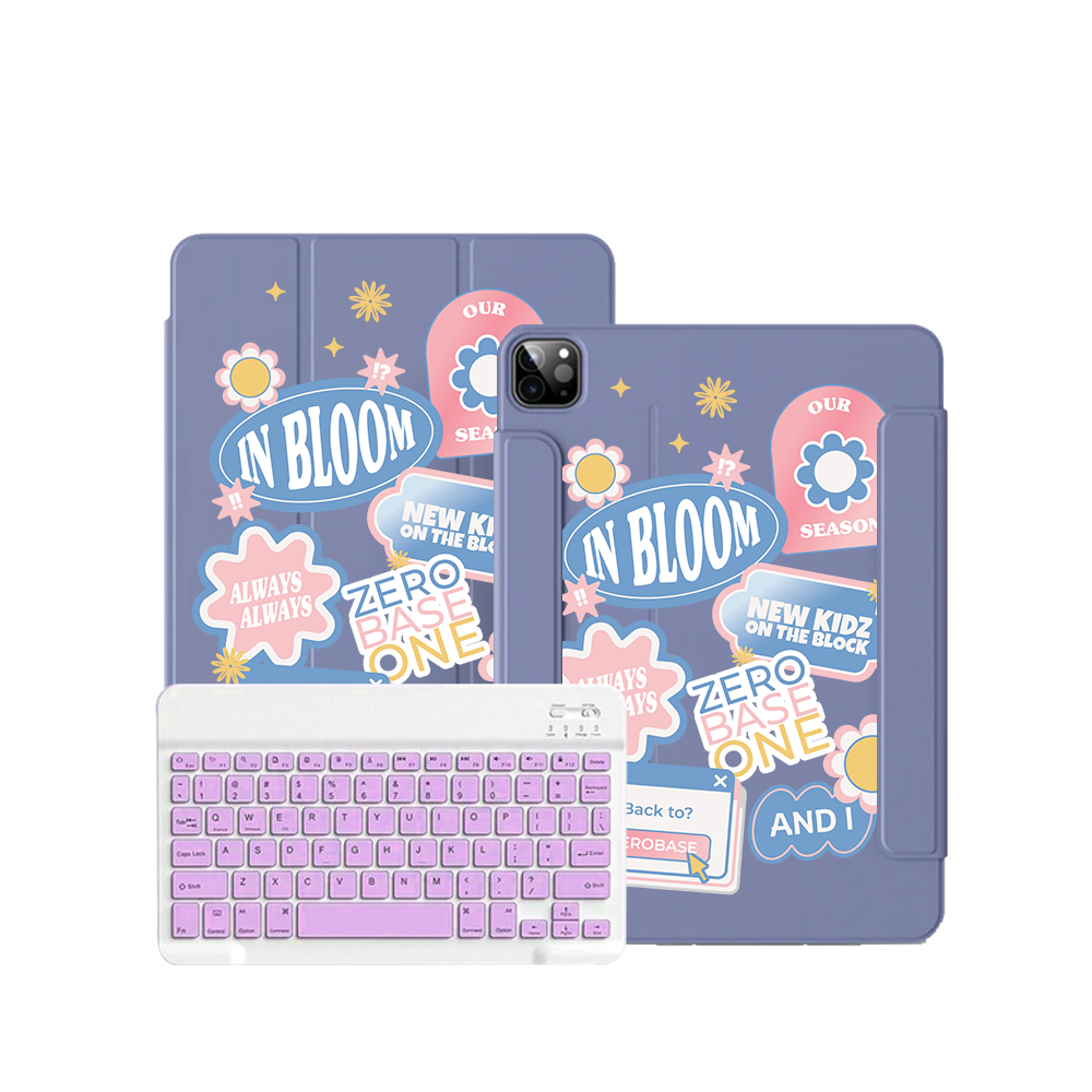 iPad / Android Tab Wireless Keyboard Flipcover - Zerobaseone Song Sticker Pack