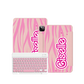 iPad / Android Tab Wireless Keyboard Flipcover - Barbie Zebra Pattern