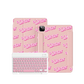 iPad / Android Tab Wireless Keyboard Flipcover - Barbie Monogram