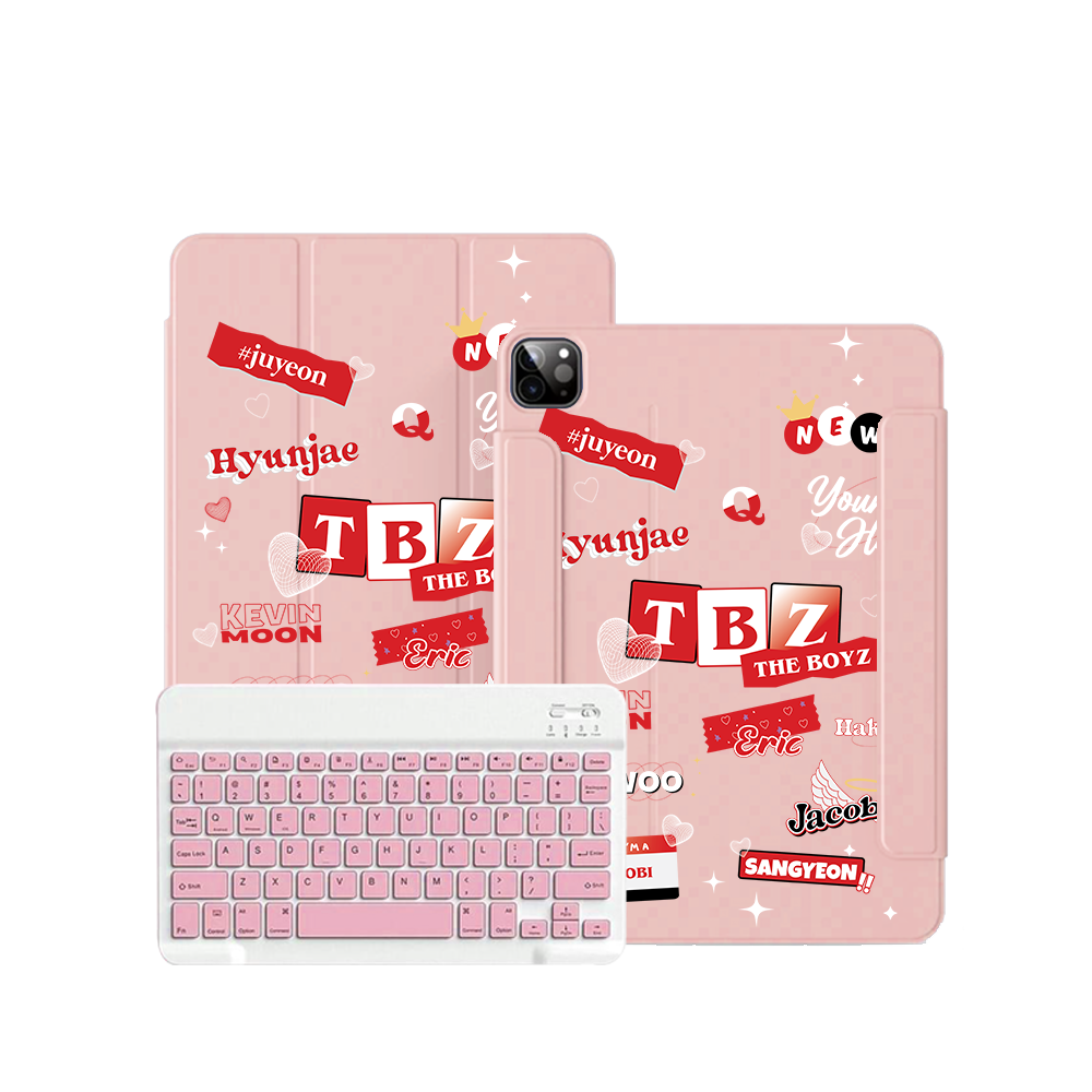 iPad / Android Tab Wireless Keyboard Flipcover - The Boyz Members