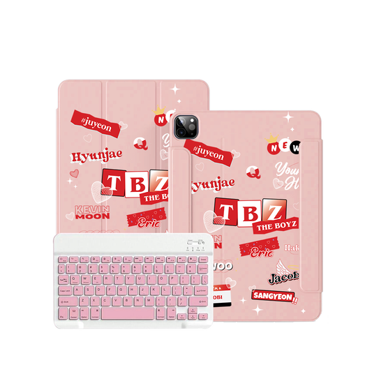 iPad / Android Tab Wireless Keyboard Flipcover - The Boyz Members