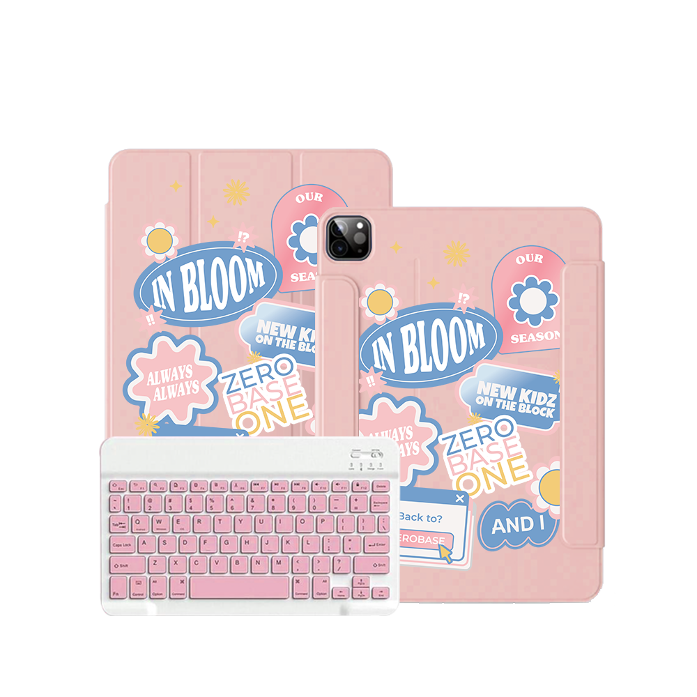 iPad / Android Tab Wireless Keyboard Flipcover - Zerobaseone Song Sticker Pack