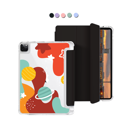 iPad Macaron Flip Cover - Abstract Planet 2.0
