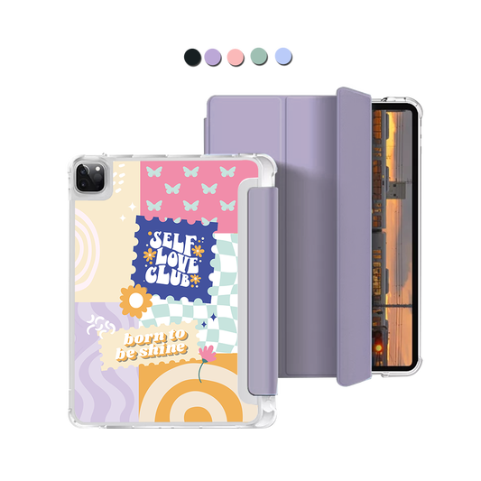 iPad Macaron Flip Cover - Abstract Quotes 7.0