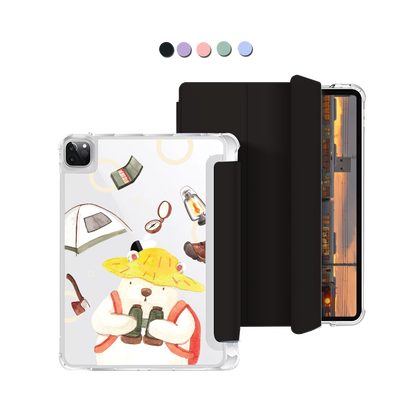 iPad Macaron Flip Cover - Adventure of Bear