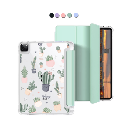 iPad Macaron Flip Cover - Cactus 2.0