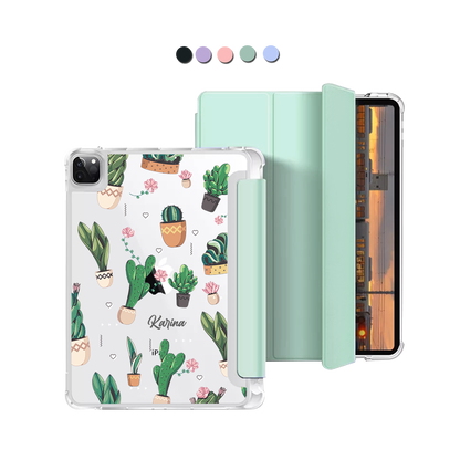 iPad Macaron Flip Cover - Cactus 3.0