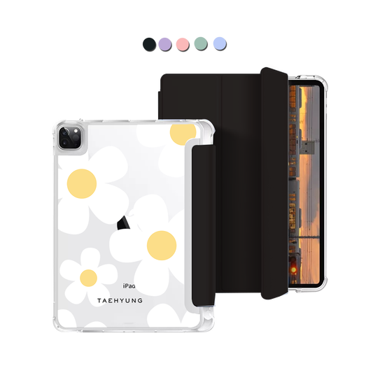 iPad Macaron Flip Cover - Daisy 1.0