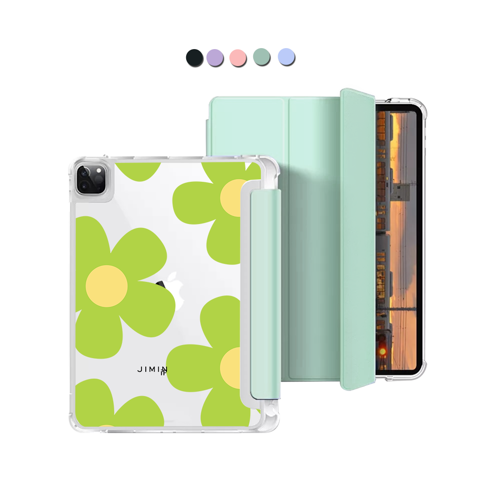 iPad Macaron Flip Cover - Daisy Bloom