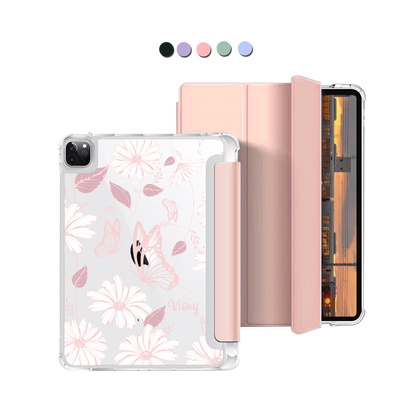 iPad Macaron Flip Cover - Daisy Butterfly