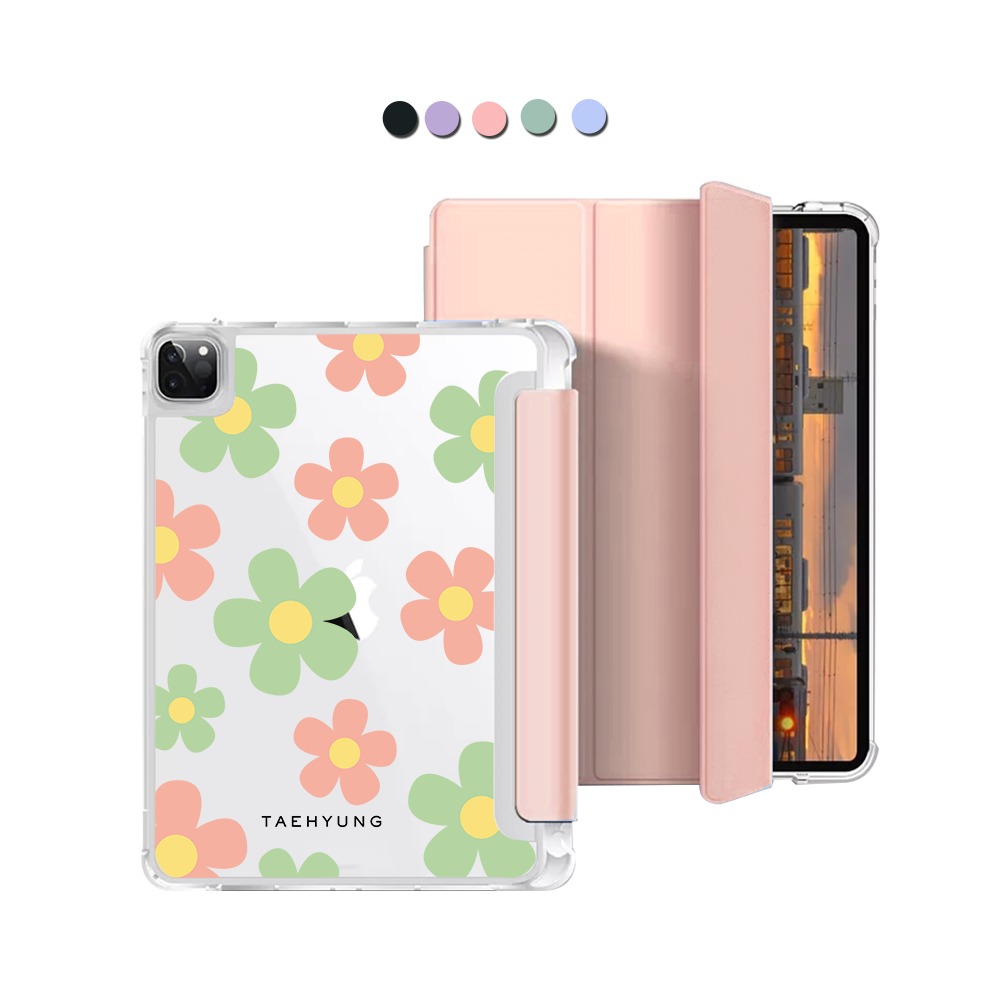 iPad Macaron Flip Cover - Daisy Spring