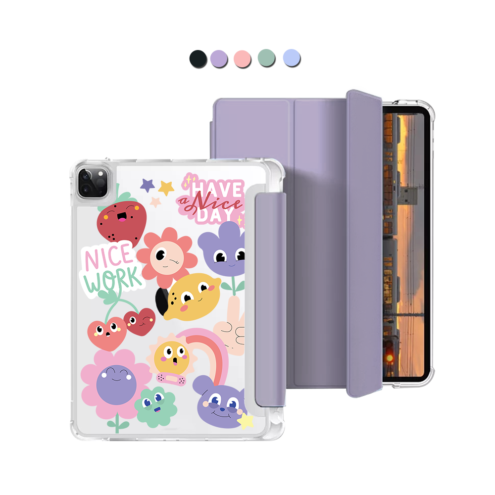 iPad Macaron Flip Cover - Garden Party