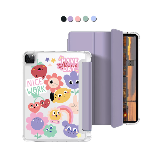 iPad Macaron Flip Cover - Garden Party