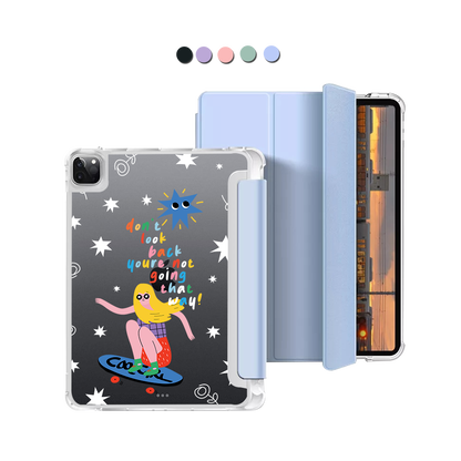iPad Macaron Flip Cover - Keep Moving