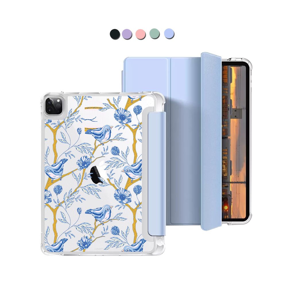 iPad Macaron Flip Cover - Lovebird 10.0