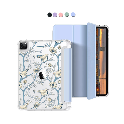 iPad Macaron Flip Cover - Lovebird 9.0