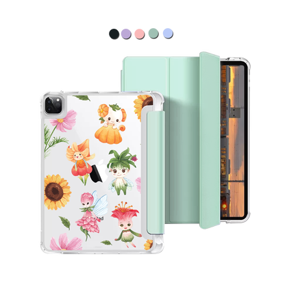 iPad Macaron Flip Cover - Magical Garden