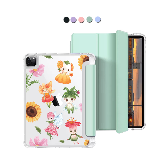 iPad Macaron Flip Cover - Magical Garden