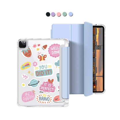 iPad Macaron Flip Cover - Motivation Sticker Pack 1.0