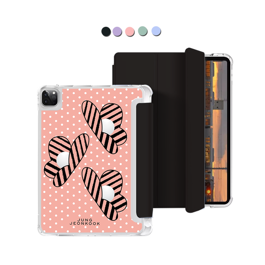 iPad Macaron Flip Cover - Pink Honey