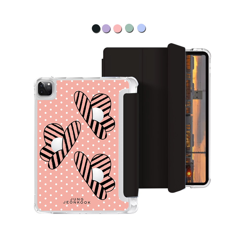 iPad Macaron Flip Cover - Pink Honey