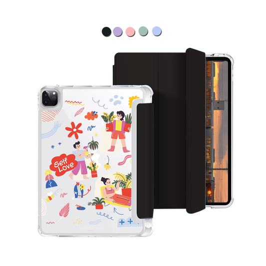 iPad Macaron Flip Cover - Self Love Sticker Pack 1.0