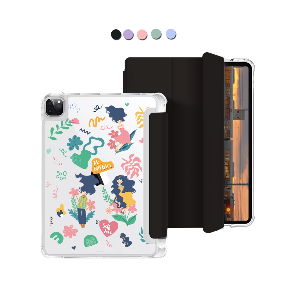 iPad Macaron Flip Cover - Self Love Sticker Pack 2.0