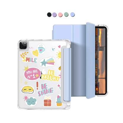iPad Macaron Flip Cover - Self Love Sticker Pack 3.0