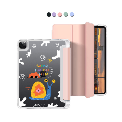 iPad Macaron Flip Cover - Sorry Being Slow