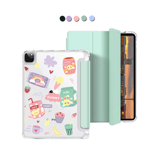 iPad Macaron Flip Cover - Sweet Yummy