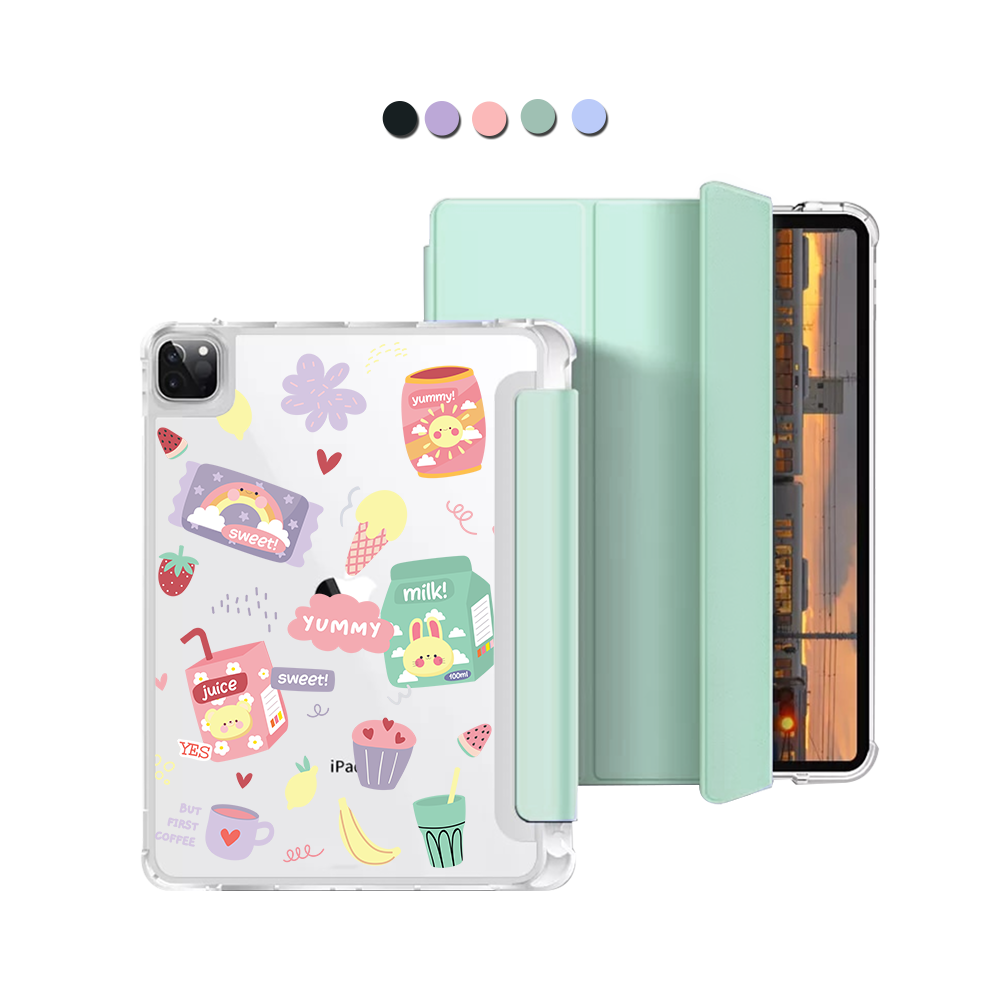 iPad Macaron Flip Cover - Sweet Yummy