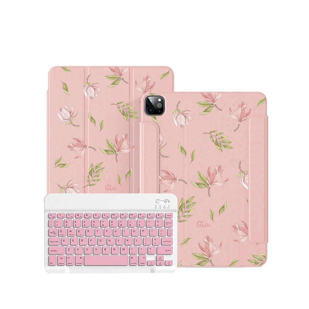 iPad Wireless Keyboard Flipcover - Azalea