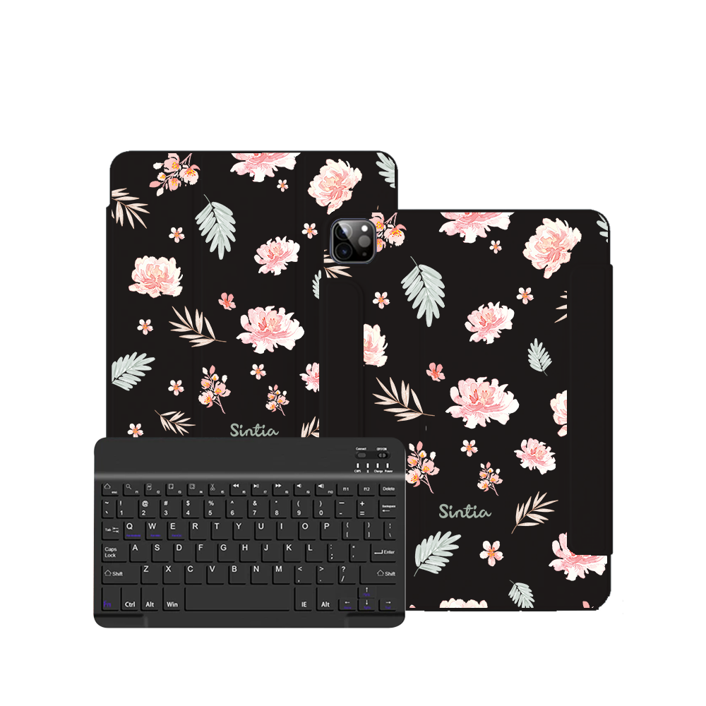 iPad / Android Tab Wireless Keyboard Flipcover - Botanical Garden 4.0