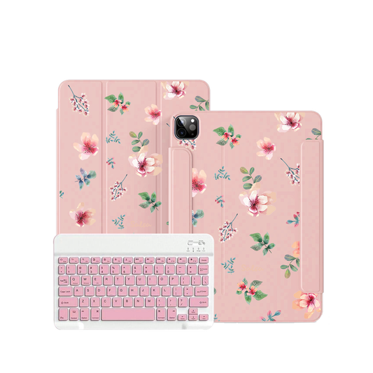 iPad / Android Tab Wireless Keyboard Flipcover - Botanical Garden 5.0