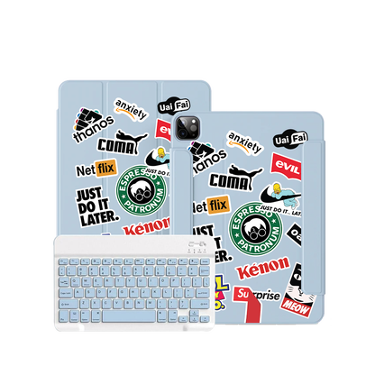 iPad / Android Tab Wireless Keyboard Flipcover - Brand Parody 1.0