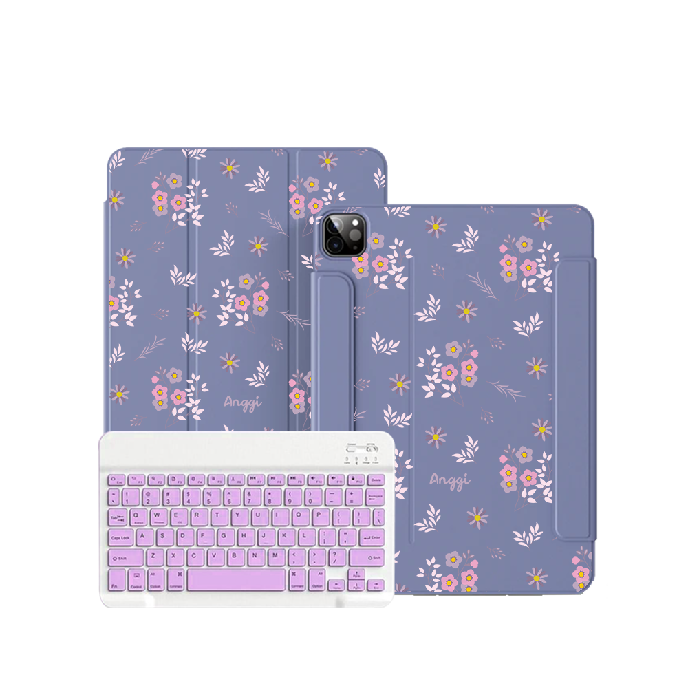 iPad / Android Tab Wireless Keyboard Flipcover - Cherry Blossom