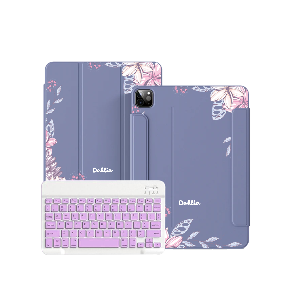 iPad Wireless Keyboard Flipcover - Dahlia