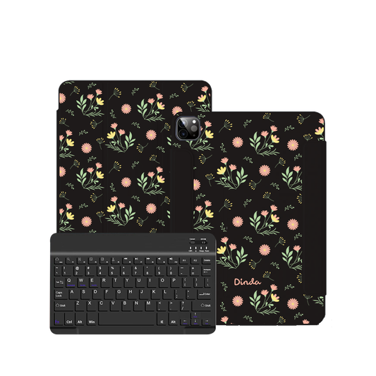iPad Wireless Keyboard Flipcover - Dandelion