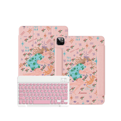 iPad / Android Tab Wireless Keyboard Flipcover - Feel the Feels