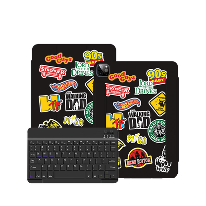iPad / Android Tab Wireless Keyboard Flipcover - Film Parody