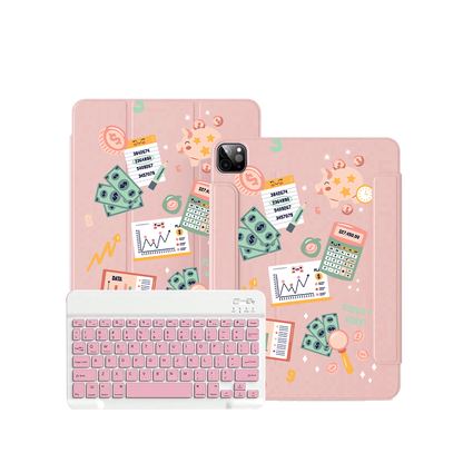 iPad / Android Tab Wireless Keyboard Flipcover - Finance Staff and Officer