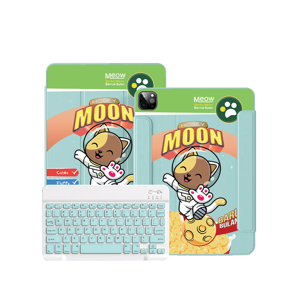 iPad Wireless Keyboard Flipcover - Honey Moon