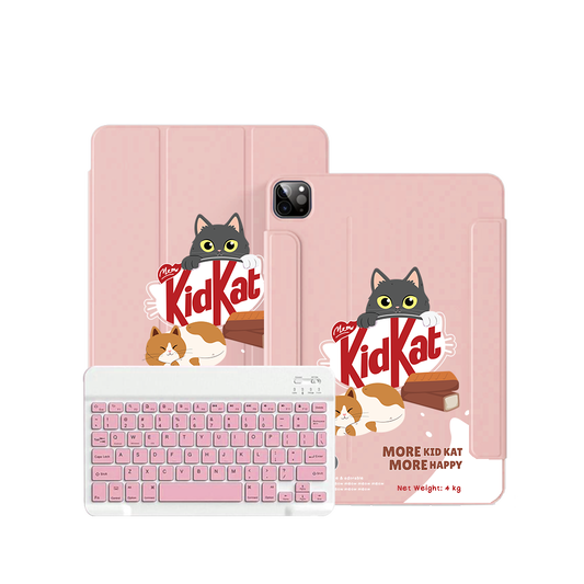 iPad / Android Tab Wireless Keyboard Flipcover - Kidkat